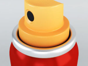 spray can 100ml v 2 3D Model