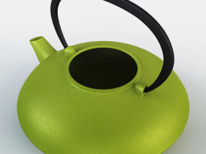 cast iron tea kettle 3D Model