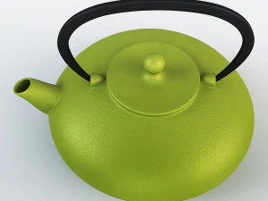 cast iron tea kettle 3D Model