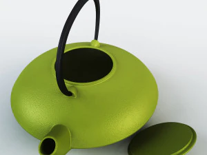 cast iron tea kettle 3D Model