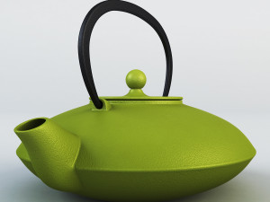 cast iron tea kettle Modelo 3D