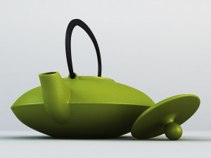 cast iron tea kettle Modelo 3D