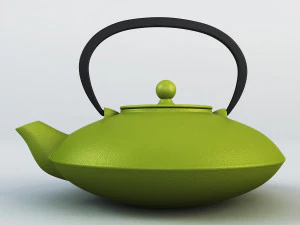 cast iron tea kettle 3D Model