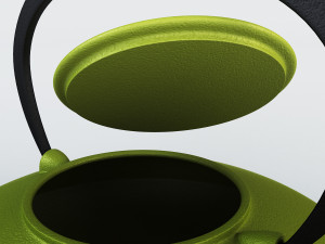 cast iron tea kettle Modelo 3D