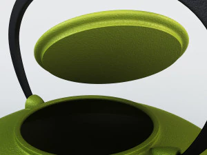 cast iron tea kettle 3D Model