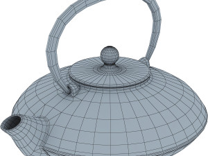 cast iron tea kettle Modelo 3D