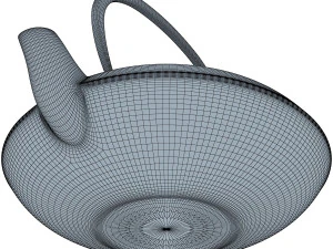 cast iron tea kettle 3D Model