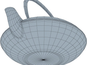 cast iron tea kettle Modelo 3D