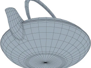 cast iron tea kettle 3D Model