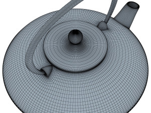 cast iron tea kettle Modelo 3D