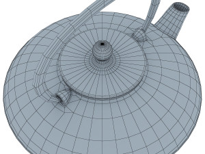 cast iron tea kettle Modelo 3D