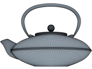 cast iron tea kettle Modelo 3D