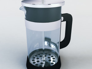 french press quartz 3D Model