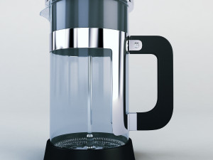 french press quartz 3D Model