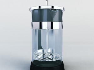 french press quartz 3D Model