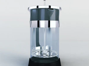 french press quartz 3D Model