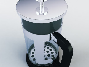 french press quartz 3D Model