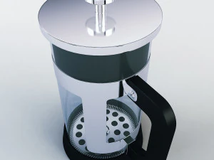 french press quartz 3D Model