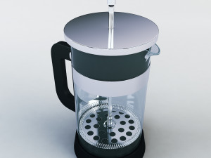french press quartz 3D Model