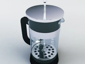 french press quartz 3D Model