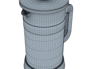 french press quartz 3D Model