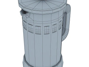 french press quartz 3D Model