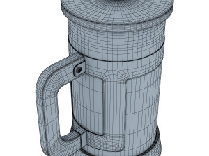 french press quartz 3D Model