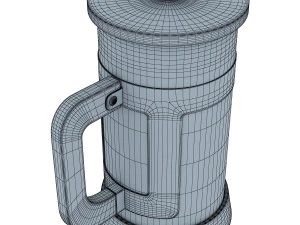 french press quartz 3D Model