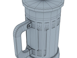 french press quartz 3D Model