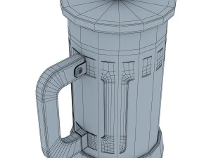 french press quartz 3D Model