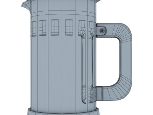 french press quartz 3D Model