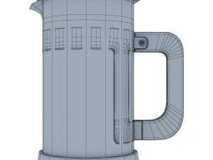 french press quartz 3D Model