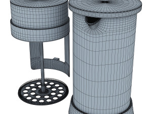 french press quartz 3D Model