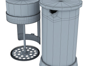 french press quartz 3D Model