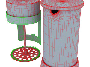 french press quartz 3D Model