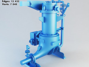 industrial pumps collection full Model 3D