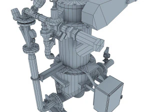 industrial pumps collection full 3D Model