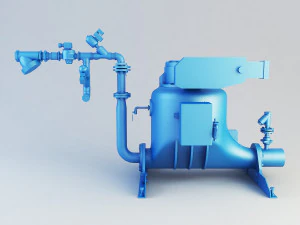 industrial pumps collection full 3D Model
