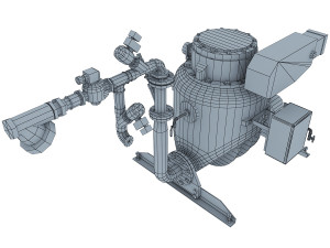 industrial pumps collection full Model 3D
