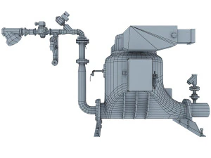 industrial pumps collection full 3D Model