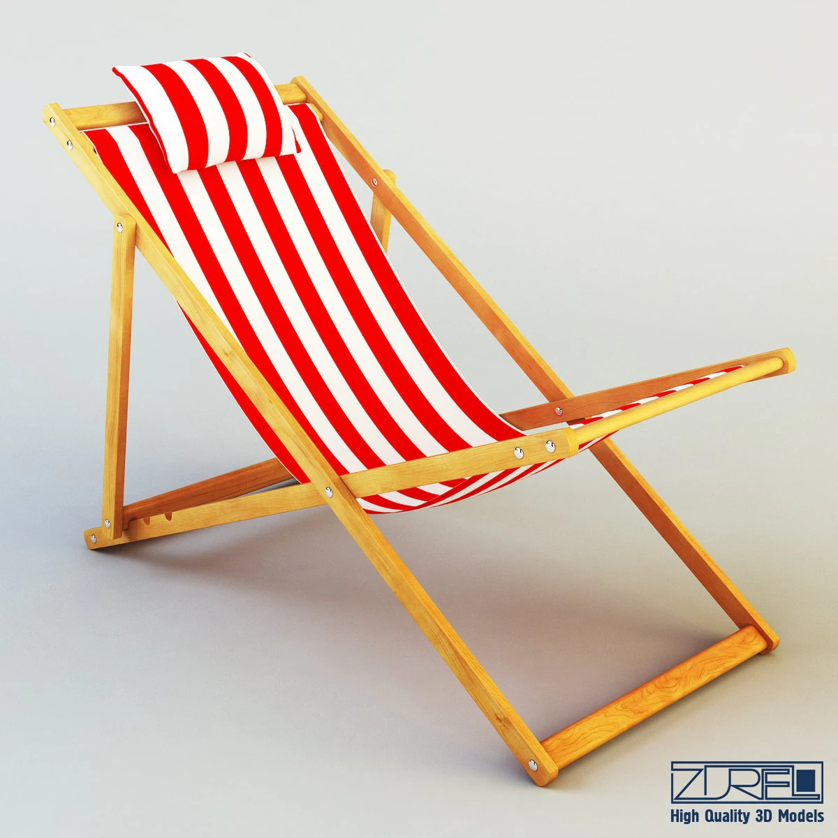 veliero chaise lounge 3D Model .c4d .max .obj .3ds .fbx .stl .blend 