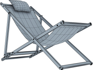 veliero chaise lounge 3D Model