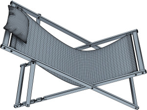 veliero chaise lounge 3D Model