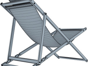 veliero chaise lounge 3D Model