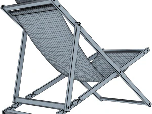 veliero chaise lounge 3D Model