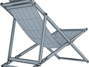 veliero chaise lounge 3D Model