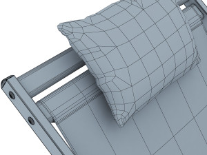 veliero chaise lounge 3D Model