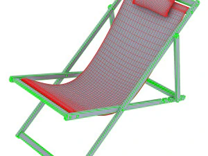 veliero chaise lounge 3D Model