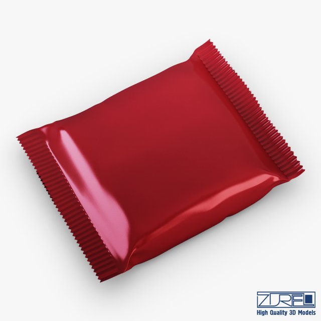 candy wrapper v 3 3D-Modell .c4d .max .obj .3ds .fbx .stl .blend 