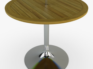 patio table with umbrella v 1 3D Модель